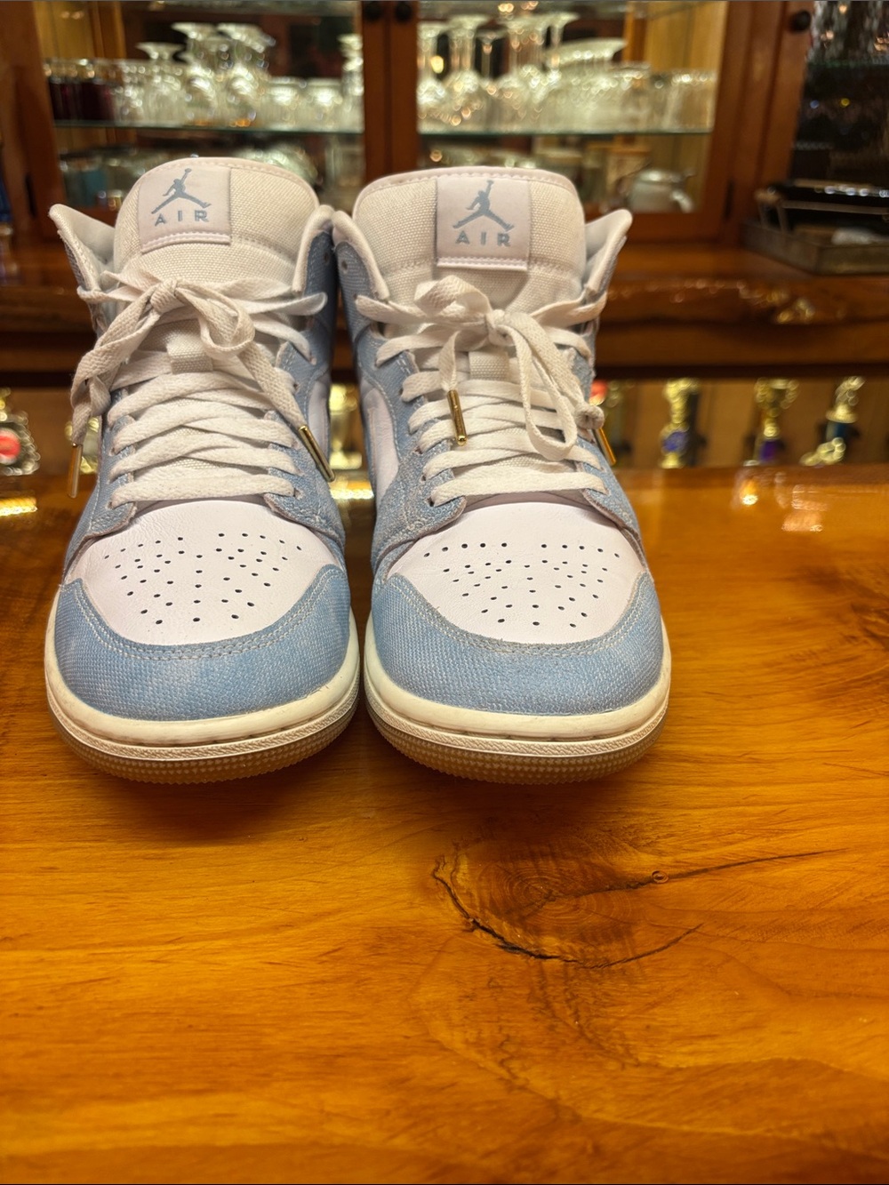Woman’s Jordan 1 Mid Denim